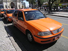 Taxis de Curitiba.