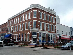 The former Terry Block Building, with original Walton 5 & 10 facade visible on the right Terry Block Building.jpg