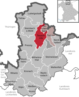 Teuschnitz - Localizazion