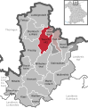 Lage im Landkreis und in Bayern