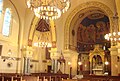 Notranjost cerkve sv. Gregorja iz Nise v Kairu