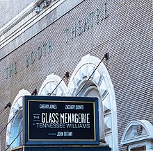 The Glass Menagerie at the Booth Theatre in 2013 The Glass Menagerie at Booth Theatre (10540820846).jpg