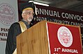 The Vice President, Mohammad Hamid Ansari addressing at the 57th annual convocation of the Punjab University, in Chandigarh on January 16, 2008.jpg