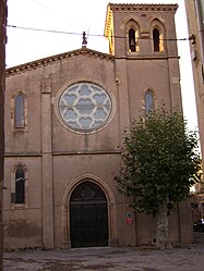 The church in Thézan-des-Corbières