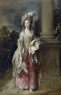 <i>Portrait of Mrs Mary Graham</i> 1777 painting by Gainsborough