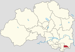 Location of Tiantongyuanbei Subdistrict within Changping District