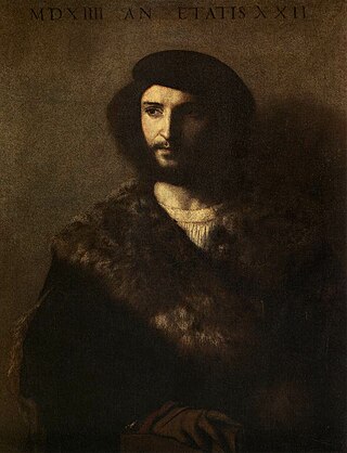<i>Portrait of a Sick Man</i> Painting by Titian