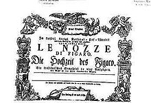 Description de l'image Title page Nozze di Figaro.jpg.