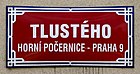 Čeština: Tlustého ulice v Horních Počernicích v Praze 20 English: Tlustého street, Prague.