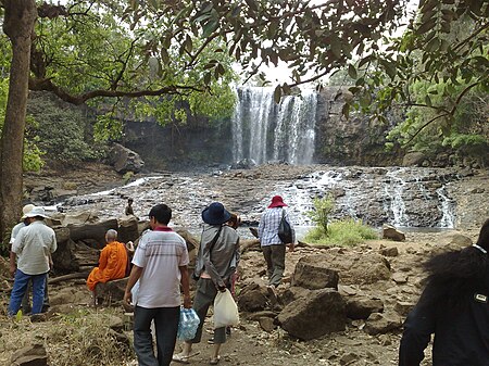 Tourists at Bou Sra Waterfall, Mondulkiri, Cambodia.jpg