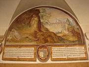 Trastevere - sant'Onofrio chiostro interno - affreschi del Cavalier d'Arpino 00670