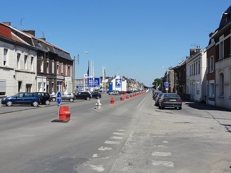 File:Travaux de la branche vers Vieux-Condé de la ligne B du tramway de Valenciennes fin juillet 2012 (013).JPG