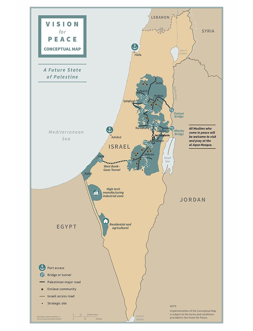 Trump Peace Plan Map