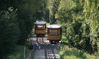 Looking down the line Turmbergbahn.jpg