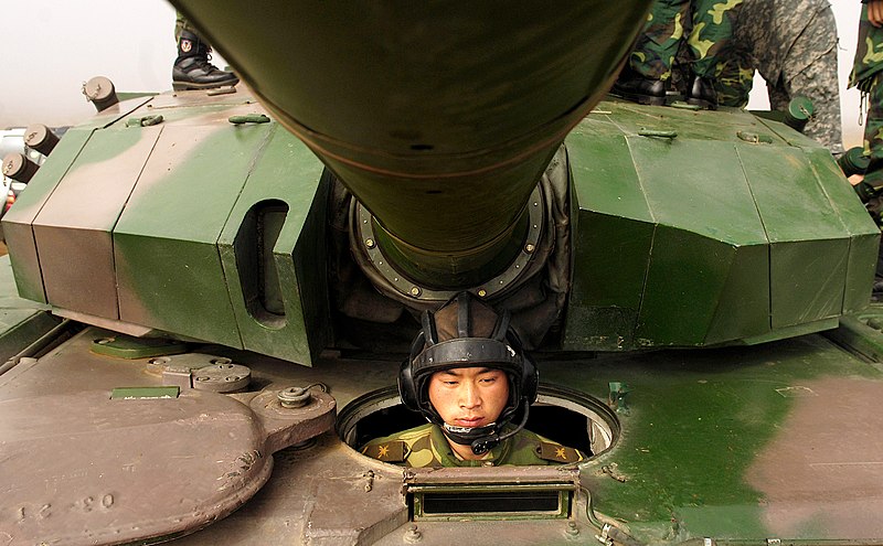 File:Type 99 MBT - drivers position.jpg