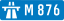 Великобритания-магистрала-M876.svg