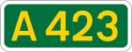 A423 road