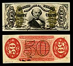 fifty-cent third-issue fractional note