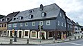 Residential house (arbor house), in a corner