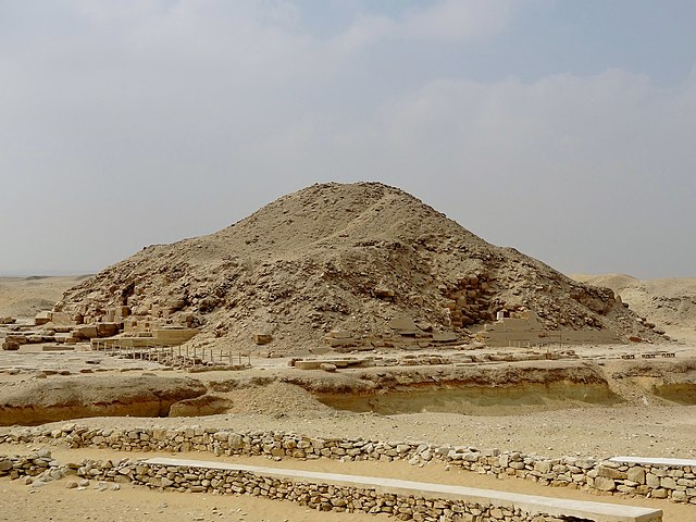 The pyramid of Unas at Saqqara