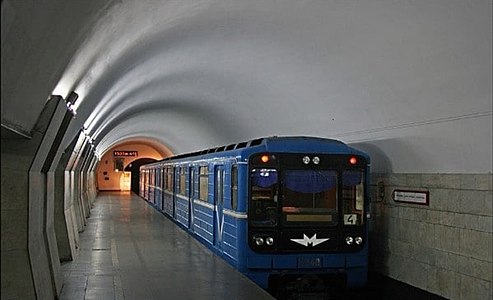 Vagono de la metroo en Barekamutjun.