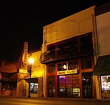 The theater at night (after closing time) Venetian Theatre night - Hillsboro, Oregon.JPG