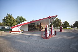 Vickers Petrol Servis İstasyonu Haysville KS.jpg