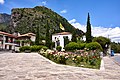 View of the Castle of Mystras from the modern town of Mystras, (14th-15th cent.)