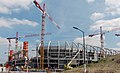 Phase de la construciton de Stade Pierre Maurois