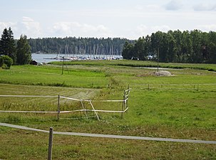 Dalgången, "Maren" och Vissvassfjärden i bakgrunden.