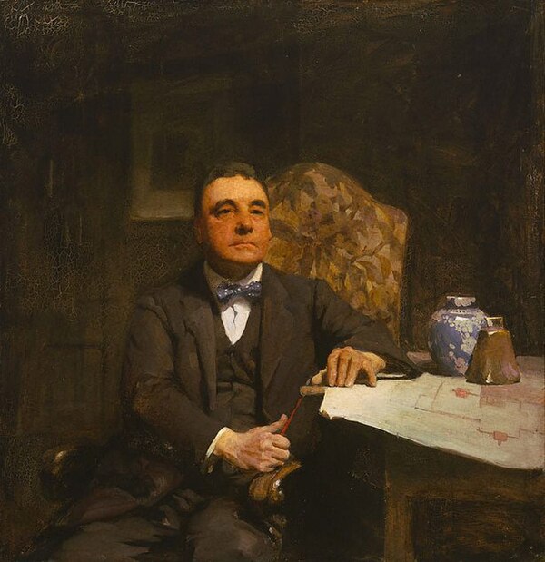 Desbrowe Annear by W B McInnes, the first Archibald Prize winner (1921)