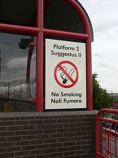 Wallsend Metro station Station of the Tyne and Wear Metro