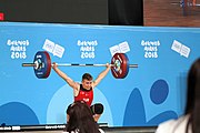 Deutsch: Gewichtheben bei den Olympischen Jugendspielen 2018; Tag 2, 10. Oktober 2018; Jungen 62 kg English: Weightlifting at the 2018 Summer Youth Olympics at 8 October 2018 – Boys' 62 kg