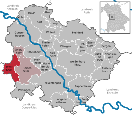 Westheim - Localizazion