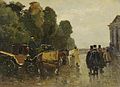 Willem de Zwart - Cotxes amb Cotxers Que Esperen, pintura a l'oli, 1890 - 1894, Rijksmuseum, Amsterdam[8]