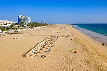 Turismo de playa en el sur de la isla