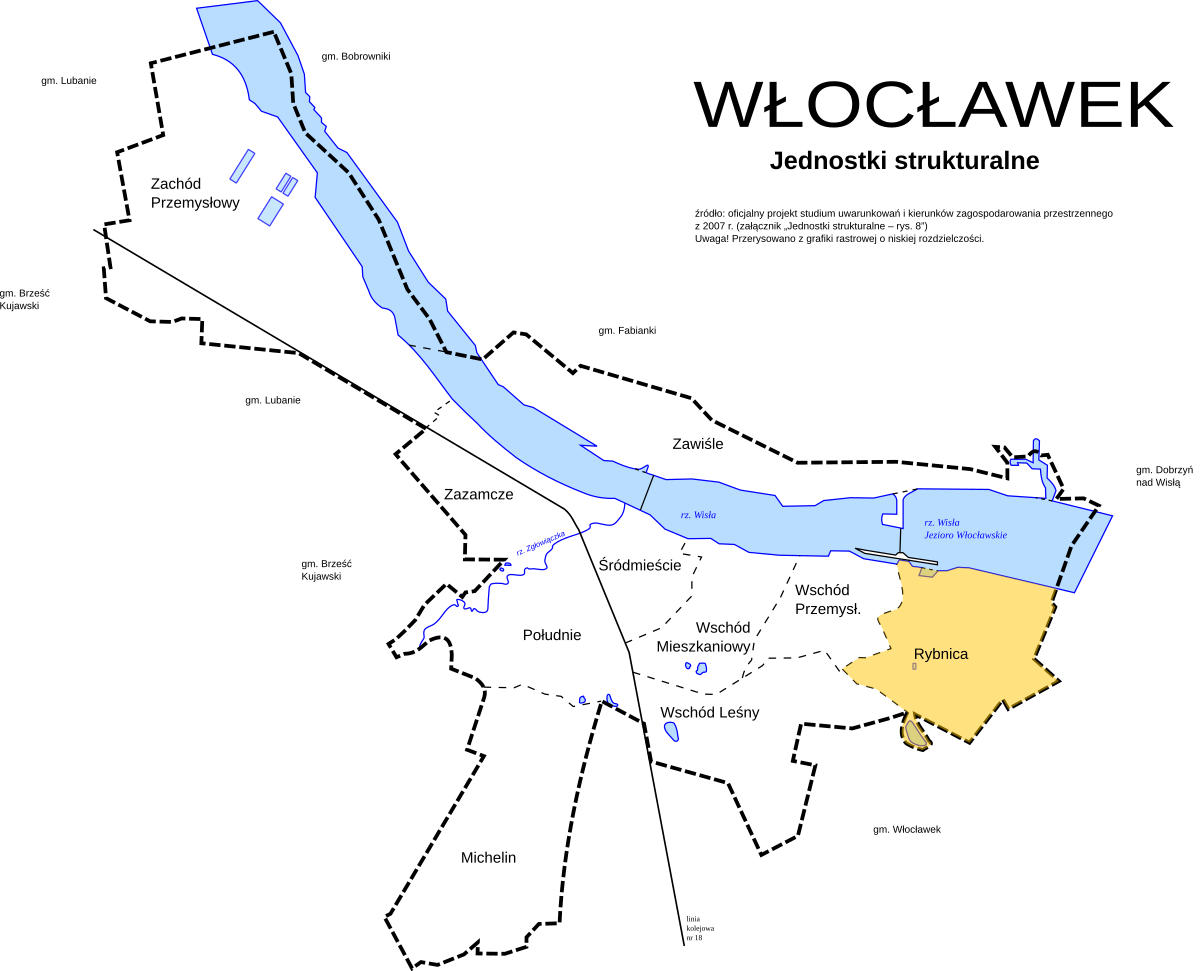 mapa topograficzna wloclawek Rybnica (Włocławek) – Wikipedia, wolna encyklopedia