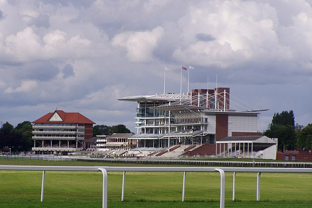 A view of the Ebor stand at York Racecourse