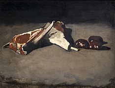 Côtelettes et rognons (Chops and kidneys) by Augustin Théodule Ribot in Beauvais, musée départemental de l'Oise.