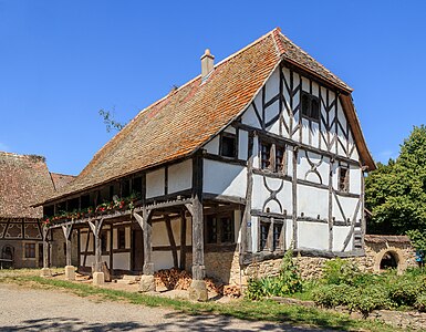 Half-timbered house from Hésingue Écomusée d’Alsace Ungersheim France