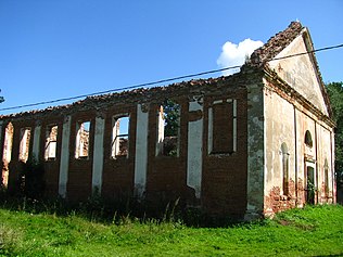 Разрушенный костёл в деревне Николаево. (Ruined church in the village Nikolayevo) - panoramio.jpg