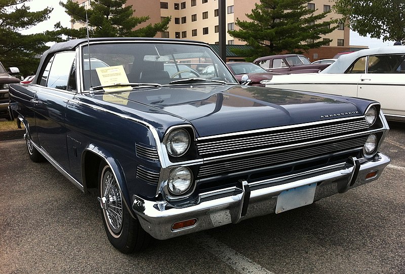 File:1966 AMC Ambassador 990 4-sp convertible AACA Iowa a.jpg