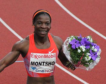 English: Amantle Montsho at the 2011 Bislett Games