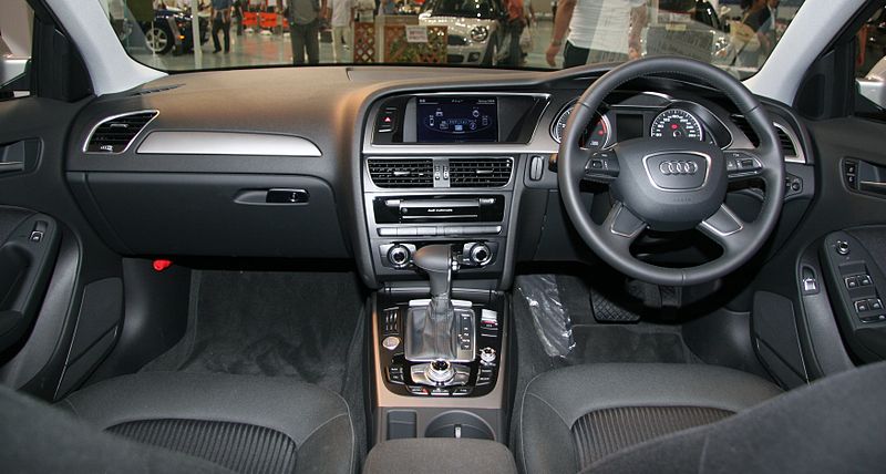 File:2012 Audi A4 B8 interior.jpg