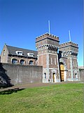 Thumbnail for File:2015, Scheveningen Prison The Hague, old main gate (10).jpg