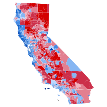 2020 United States presidential election in California results map by census block group.svg