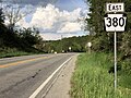 File:2022-05-14 18 20 57 View east along Pennsylvania State Route 380 at Pennsylvania State Route 819 in Bell Township, Westmoreland County, Pennsylvania.jpg