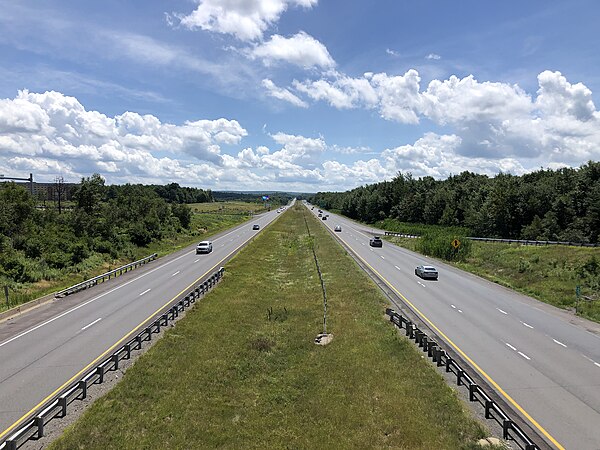 I-380 southbound in Tobyhanna Township