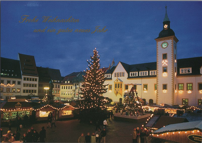 File:32485-Freiberg-2001-Weihnachtsmarkt-Brück & Sohn Kunstverlag.jpg