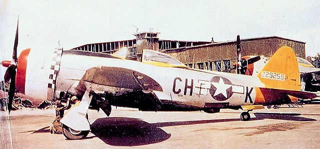 Command P-47 Thunderbolt, the most common tactical aircraft in the command